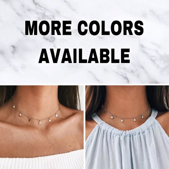 ⚜️[𝟯/$𝟭𝟴]⚜️Silver Star Delicate Choker NEW - Picture 7 of 9
